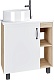 Grossman Мебель для ванной Флай 70 GR-3013 дуб сонома/белая – фотография-20